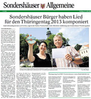 Thumbnail Liedvorstellung in der Presse